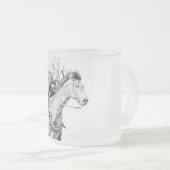 De Barrel Racer Matglas Koffiemok (Voorkant rechts)