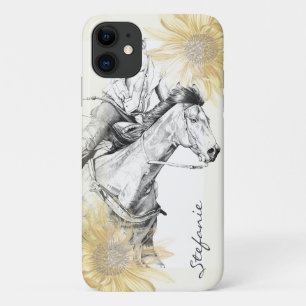 De Barrel Racer (zonnebloemen) iPhone 11 Hoesje