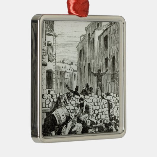 De Barricade Metalen Ornament (Rechts)