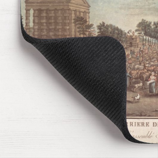 De barrière bij de Champs Elysses Muismat (Hoek)