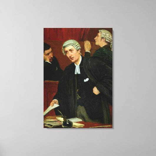 De barrister canvas afdruk (Voorkant)