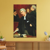 De barrister canvas afdruk (Insitu (Woonkamer))