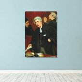 De barrister canvas afdruk (Insitu (Houten vloer))