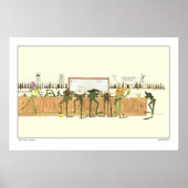 De barscène poster (Voorkant)