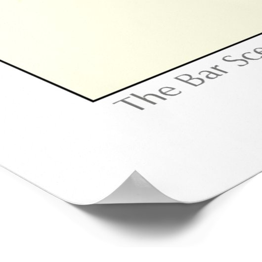 De barscène poster (Hoek)