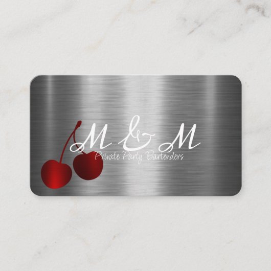 De Barservice van uw evenement Privé Party Bartend Visitekaartje (Voorkant)