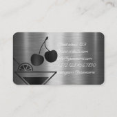 De Barservice van uw evenement Privé Party Bartend Visitekaartje (Achterkant)