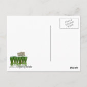 De Bartender St. Patrick's Day Briefkaart (Achterkant)