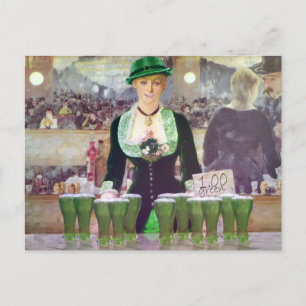 De Bartender St. Patrick's Day Briefkaart