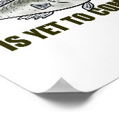 De bas moet nog komen Gevist Poster (Hoek)