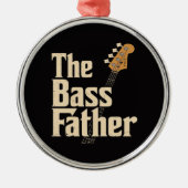 De bas vader metalen ornament (Voorkant)