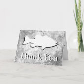 De bas Visserij "dankt u" - Bedankkaart (Voorkant)