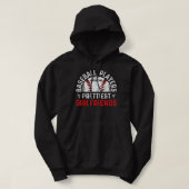 DE BASEBALSPELERS HEBBEN DE  VRIENDINNEN B HOODIE (Design voorkant)
