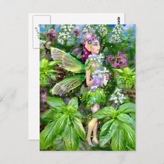 De Basil Fairy Briefkaart (Voorkant / Achterkant)