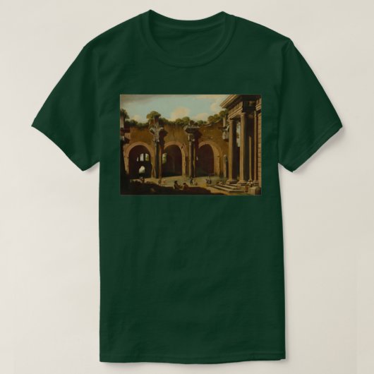 De Basilica Constantine met een boorkolonie T-shirt (Design voorkant)