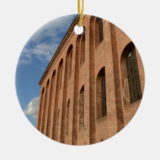 De basiliek van Constantijn in Trier Keramisch Ornament (Voorkant)