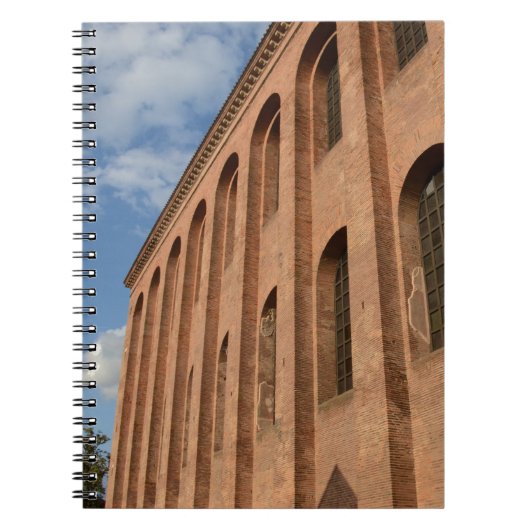 De basiliek van Constantijn in Trier Notitieboek (Voorkant)