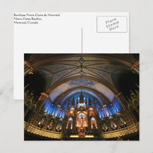 De Basiliek van Notre-Dame Briefkaart (Voorkant / Achterkant)