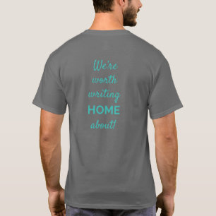 De Basis Donkere Kleur van mannen (met tagline) T-shirt