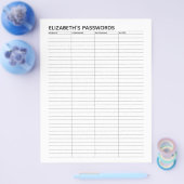 De Basis Tracker van het Wachtwoord met Gebruikers Flyer (Enkel)