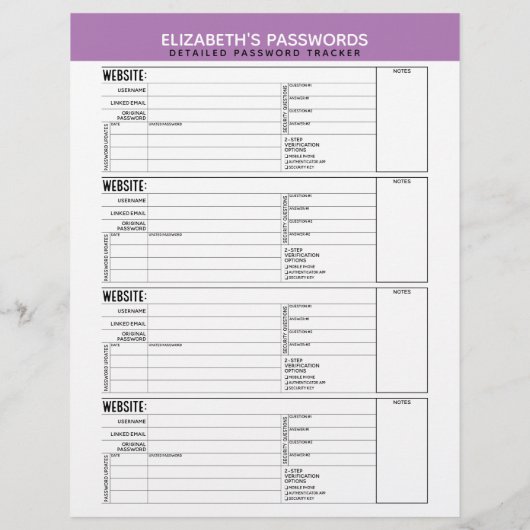 De Basis Tracker van het Wachtwoord met Gebruikers Flyer (Achterkant)