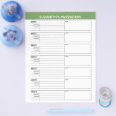 De basis Tracker van het Wachtwoord met Gebruikers Flyer (Enkel)