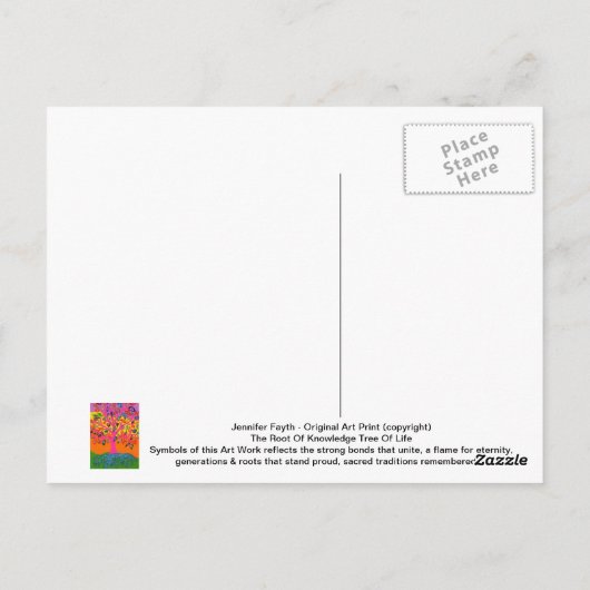 De basis van de kennisboom van het Briefkaart van  (Achterkant)