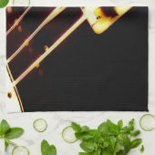 De basis van een massa theedoek (Gevouwen)