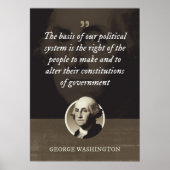 De basis van ons politieke systeem is het recht op poster (Voorkant)