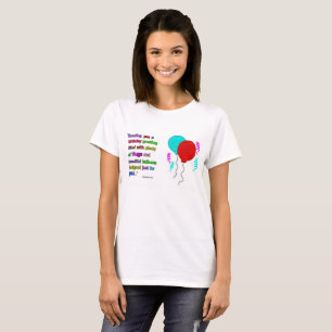 De BasisT-shirt van de Vrouwen van het Citaat van T-shirt