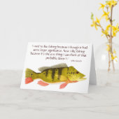 De Baskaart van de pauw met citaat bij de Visserij Kaart (Gele Bloem)