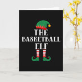De Basketbal Elf Grappige Kerstmis Kaart (Gele Bloem)