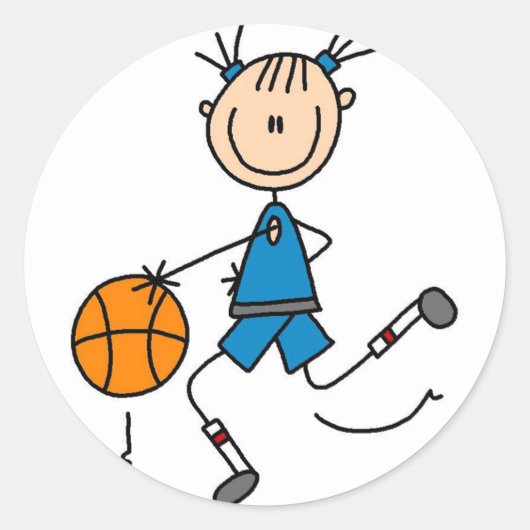 De basketbal Sticker duinen (Voorkant)