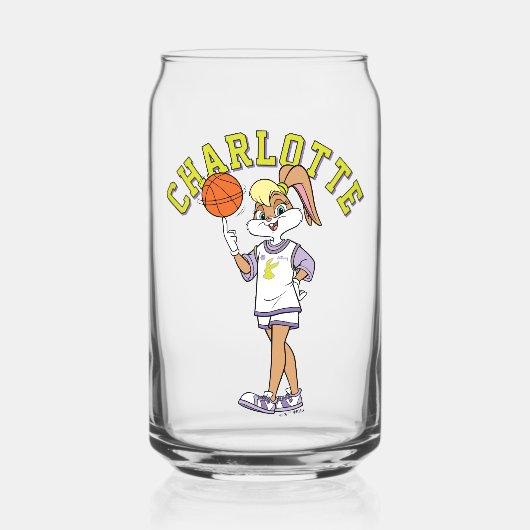 De basketbal van Lola Blikvorm Glas (Voorkant)