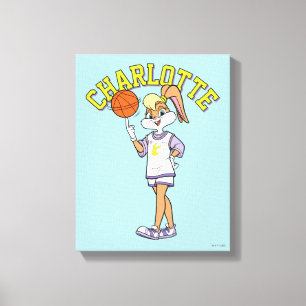 De basketbal van Lola Canvas Afdruk