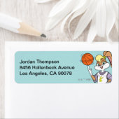 De basketbal van Lola Etiket (Insitu)