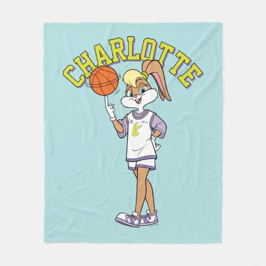 De basketbal van Lola Fleece Deken (Voorkant)