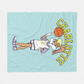 De basketbal van Lola Fleece Deken (Voorkant (Horizontaal))