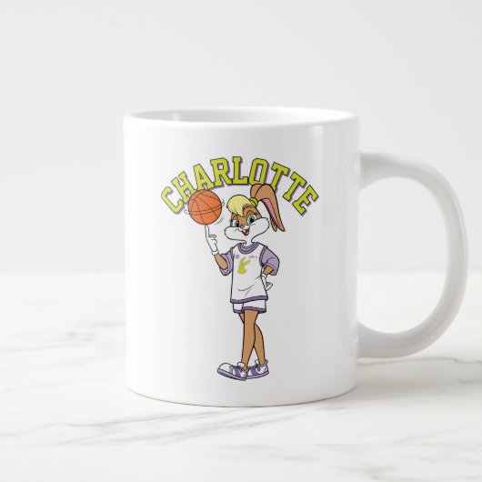 De basketbal van Lola Grote Koffiekop (Rechts)