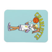 De basketbal van Lola Magneet (Horizontaal)