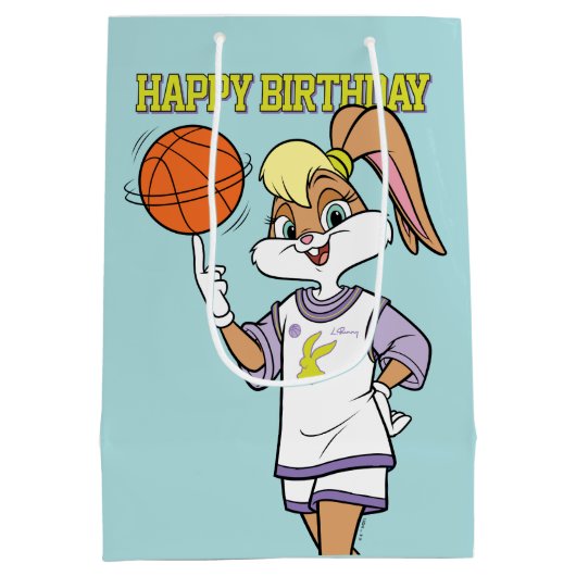 De basketbal van Lola Medium Cadeauzakje (Achterkant)