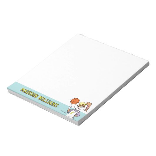 De basketbal van Lola Notitieblok (Linkerzijde)