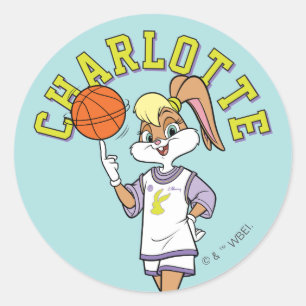 De basketbal van Lola Ronde Sticker