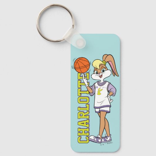 De basketbal van Lola Sleutelhanger (Voorkant)
