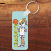 De basketbal van Lola Sleutelhanger (Achterkant)