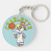 De basketbal van Lola Sleutelhanger (Achterkant)