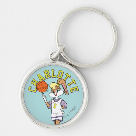 De basketbal van Lola Sleutelhanger (Voorkant)