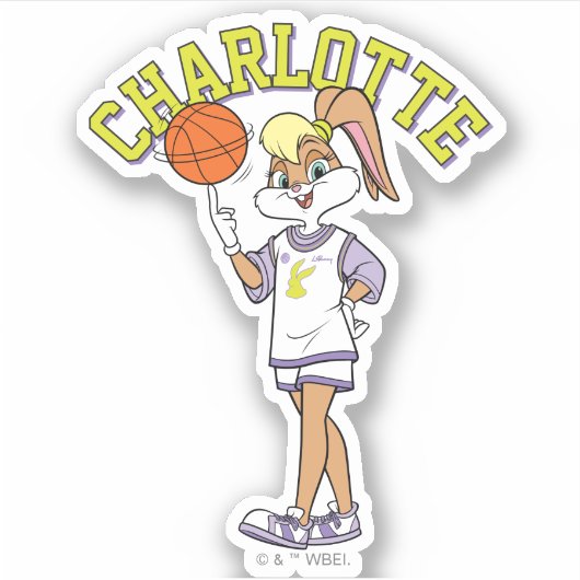De basketbal van Lola Sticker (Voorkant)