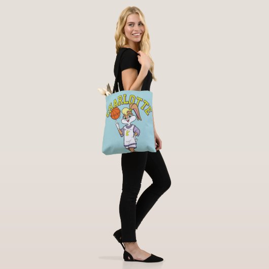 De basketbal van Lola Tote Bag (Op model)