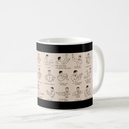 De  Basketball Referee Coffee Mok (Voorkant rechts)